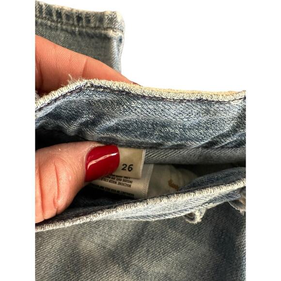 Citizens of Humanity Women's Blue Liya High Rise Classic Fit Crop Jeans Size 26 - Picture 6 of 8